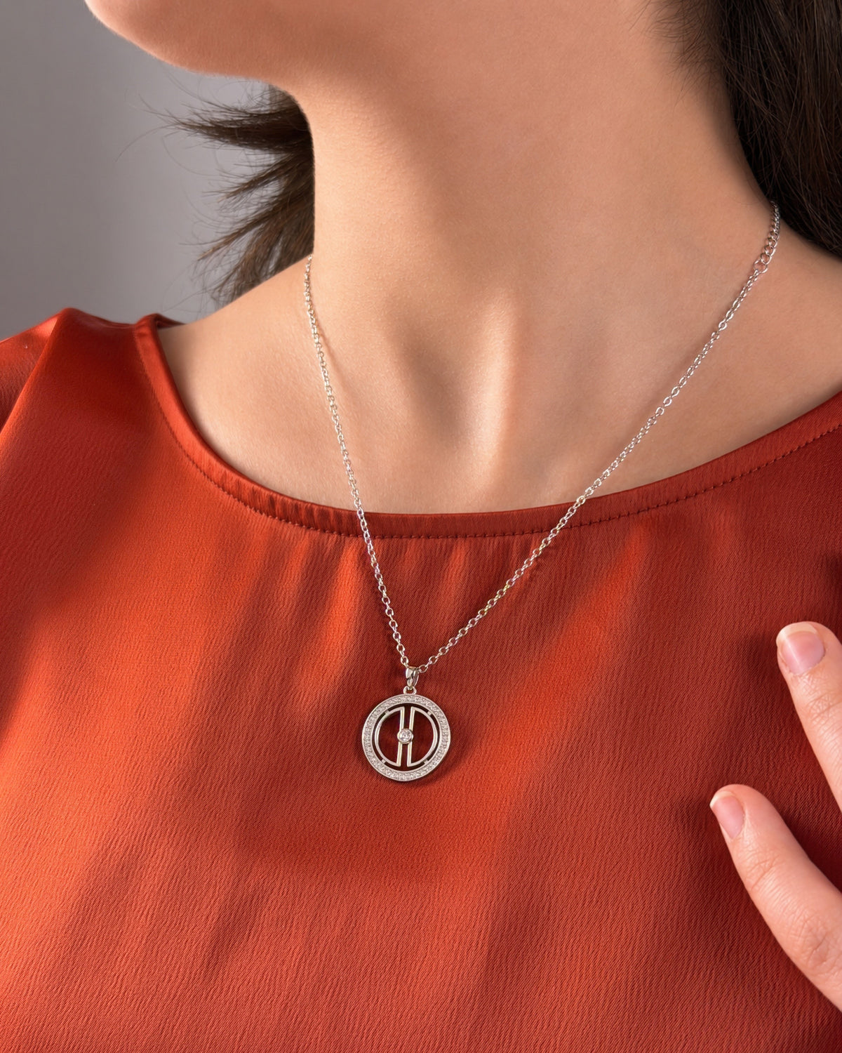 Ayyur Moon Necklace
