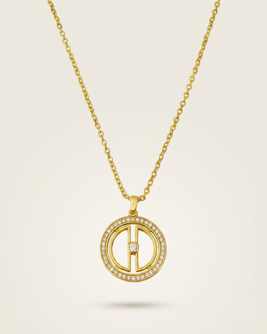 Collier lune Ayyur en vermeil d’or